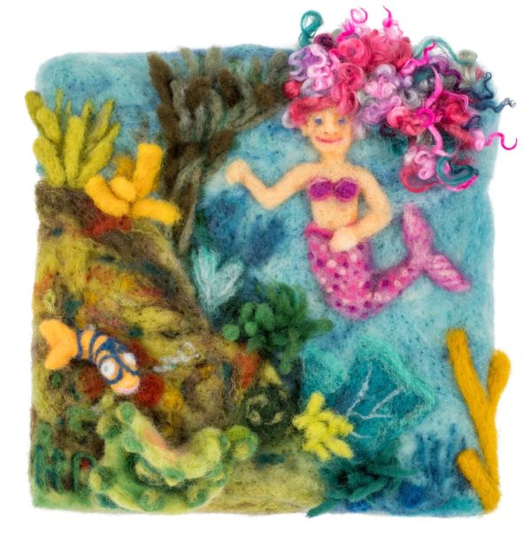 Underwater Mermaid Lichendia, Fairy Spells and Strawberry Elves by Hillary Dow