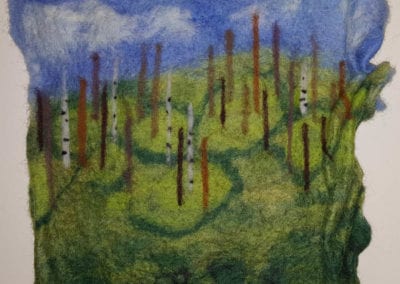 Illustration Needle Felting Trees Plants Master Class with Hillary Dow