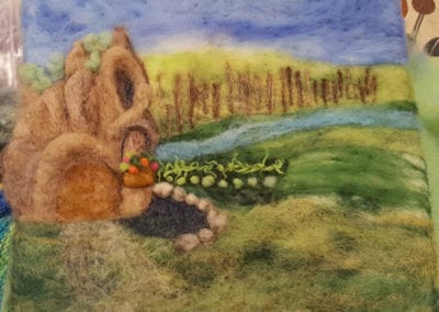 Illustration Needle Felting Trees Plants Master Class with Hillary Dow