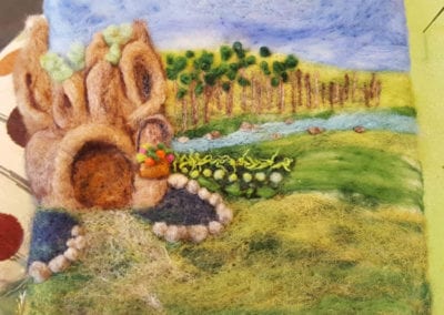 Illustration Needle Felting Trees Plants Master Class with Hillary Dow