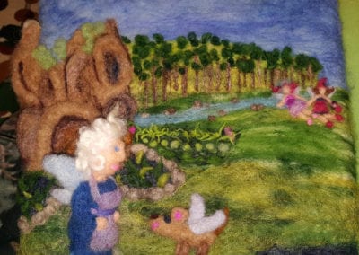 Illustration Needle Felting Trees Plants Master Class with Hillary Dow