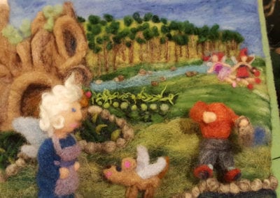 Illustration Needle Felting Trees Plants Master Class with Hillary Dow