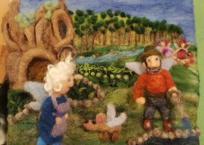Illustration Needle Felting Trees Plants Master Class with Hillary Dow