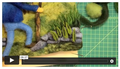 Each of the proceeding videos includes step by step instructions that walk you through forming realistic trees, tall grass, rocks and ground cover plants.