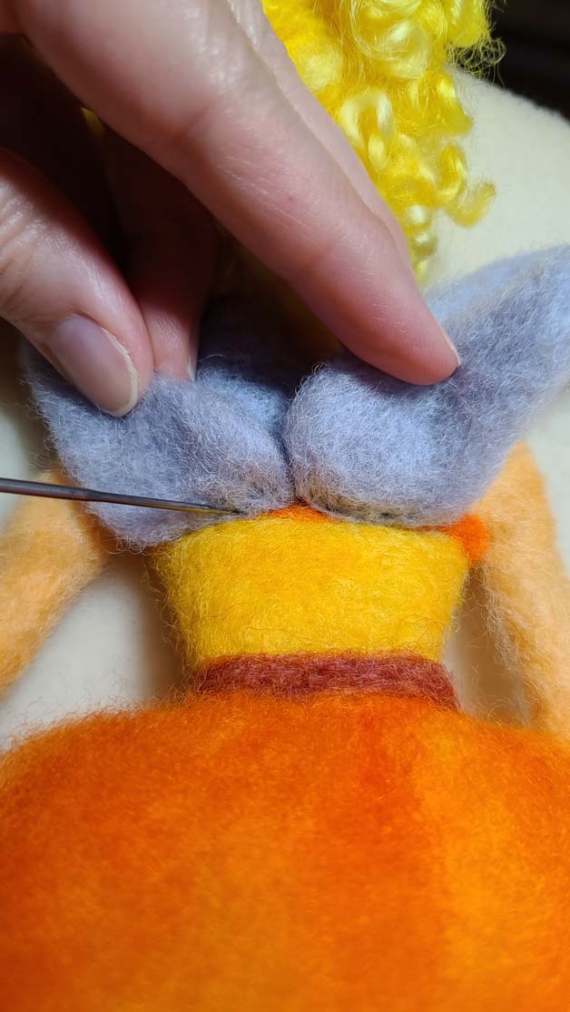 Needle Felting Lesson - Attaching Wings