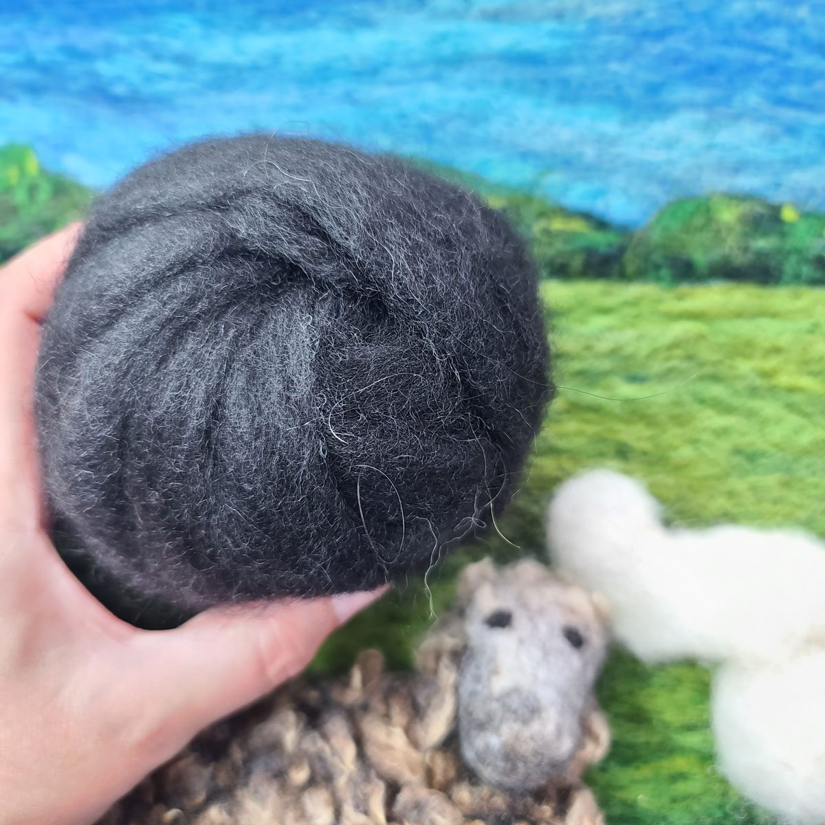 Color choice, a felting lesson with Hillary Dow
