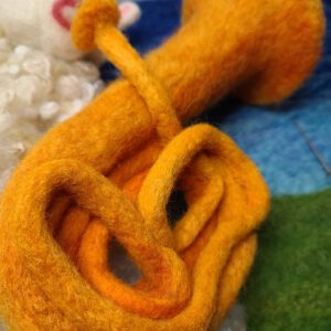 Brassy-tuba-colors-wool-needle-felting