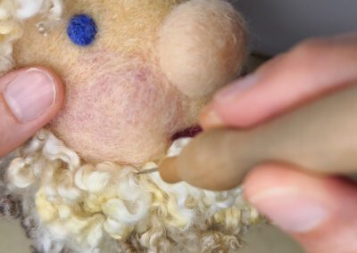 3D Santa Felting Lesson