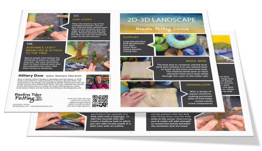 2D-3D-landscape-felting-lesson-how-to-steps-guide 2D-3D-landscape-felting-lesson-how-to-steps-guide