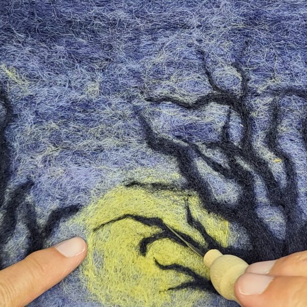 Spooky-Trees-Felting-Class