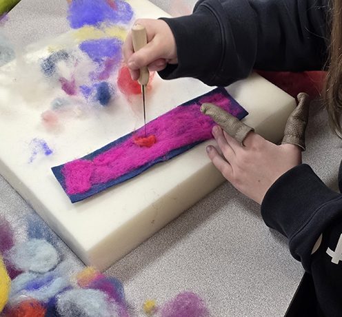 Bookmark Felting Lesson