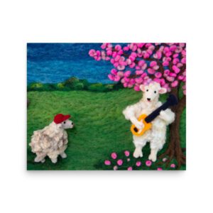 Leona's Bass Art Print