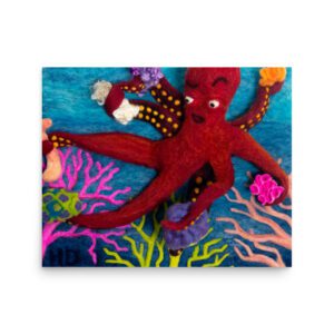 Octopus 3 Art Print