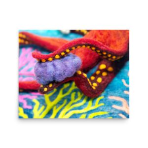 Tentacles and Coral Art Print