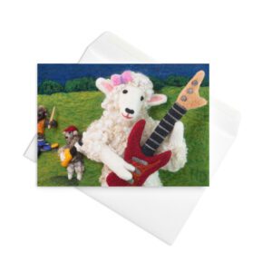 Leona's Guitar Greeting Card