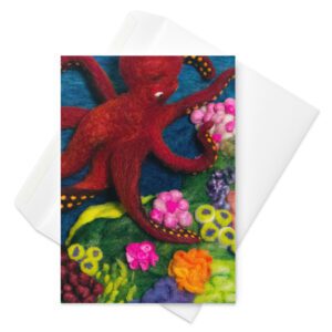 Octopus 2 Greeting Card