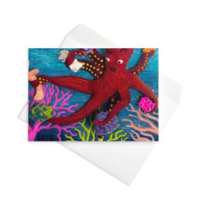 Octopus 3 Greeting Card